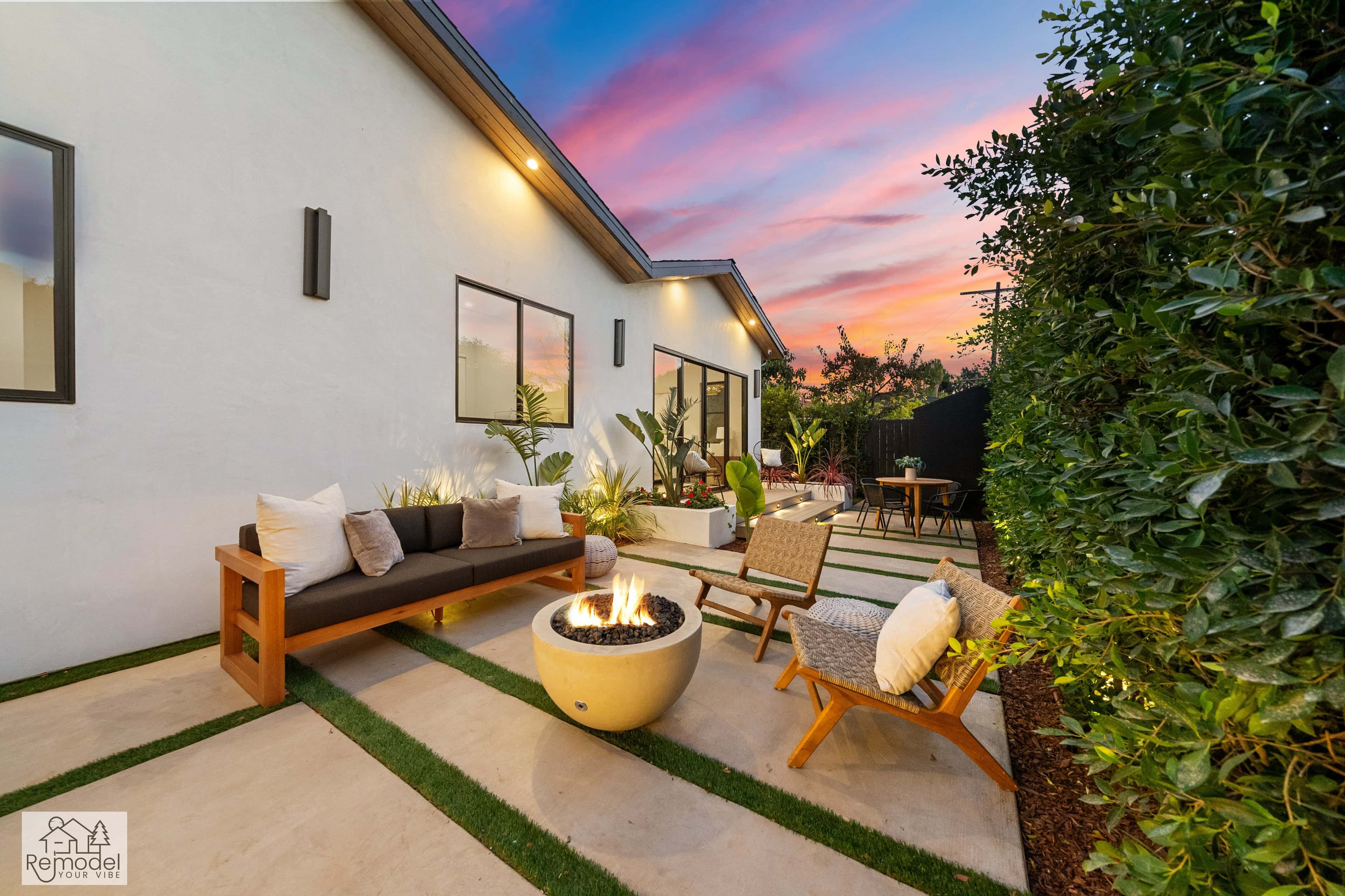 Stucco exterior California home