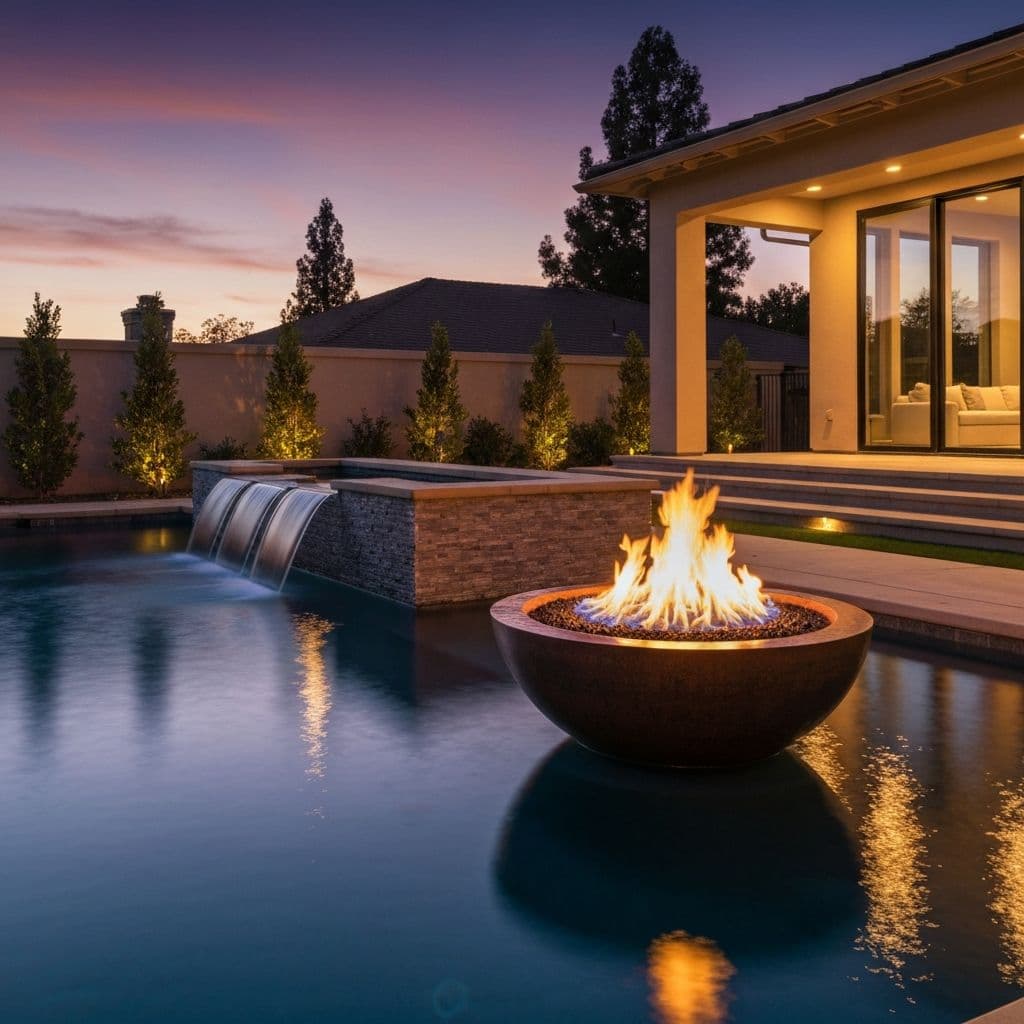 Modern fire feature designs