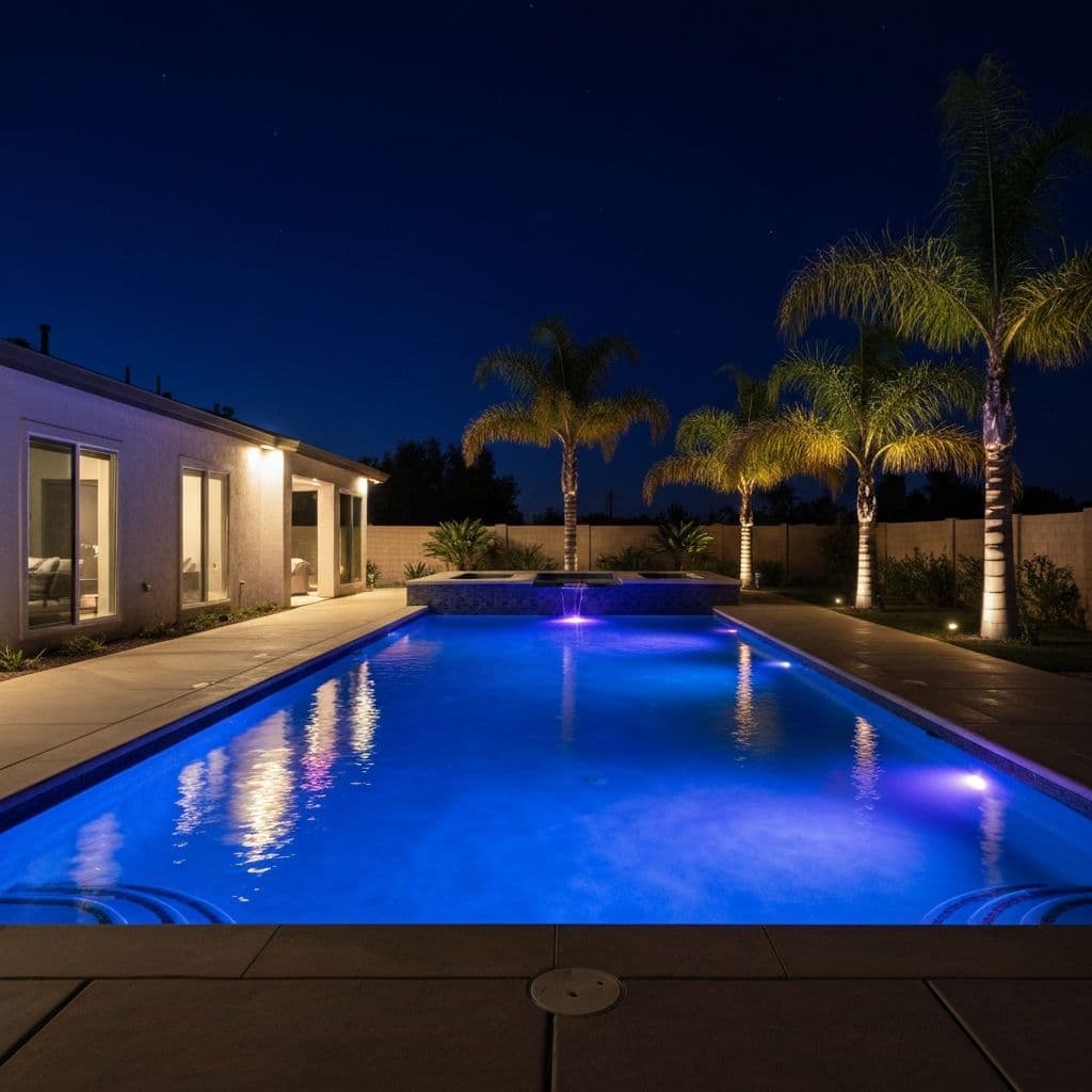 LED Pool Lighting: Fixture Counts, Colour Control and Real Costs