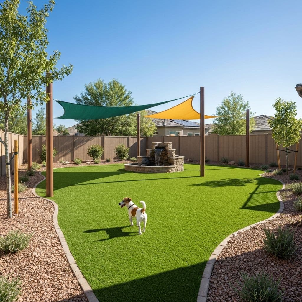 Pet-friendly backyard design