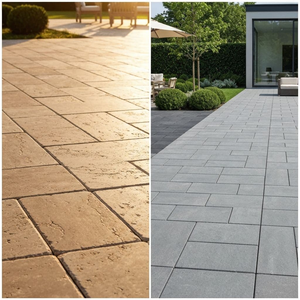 Travertine vs Porcelain Pavers: The Honest Comparison for SoCal Yards